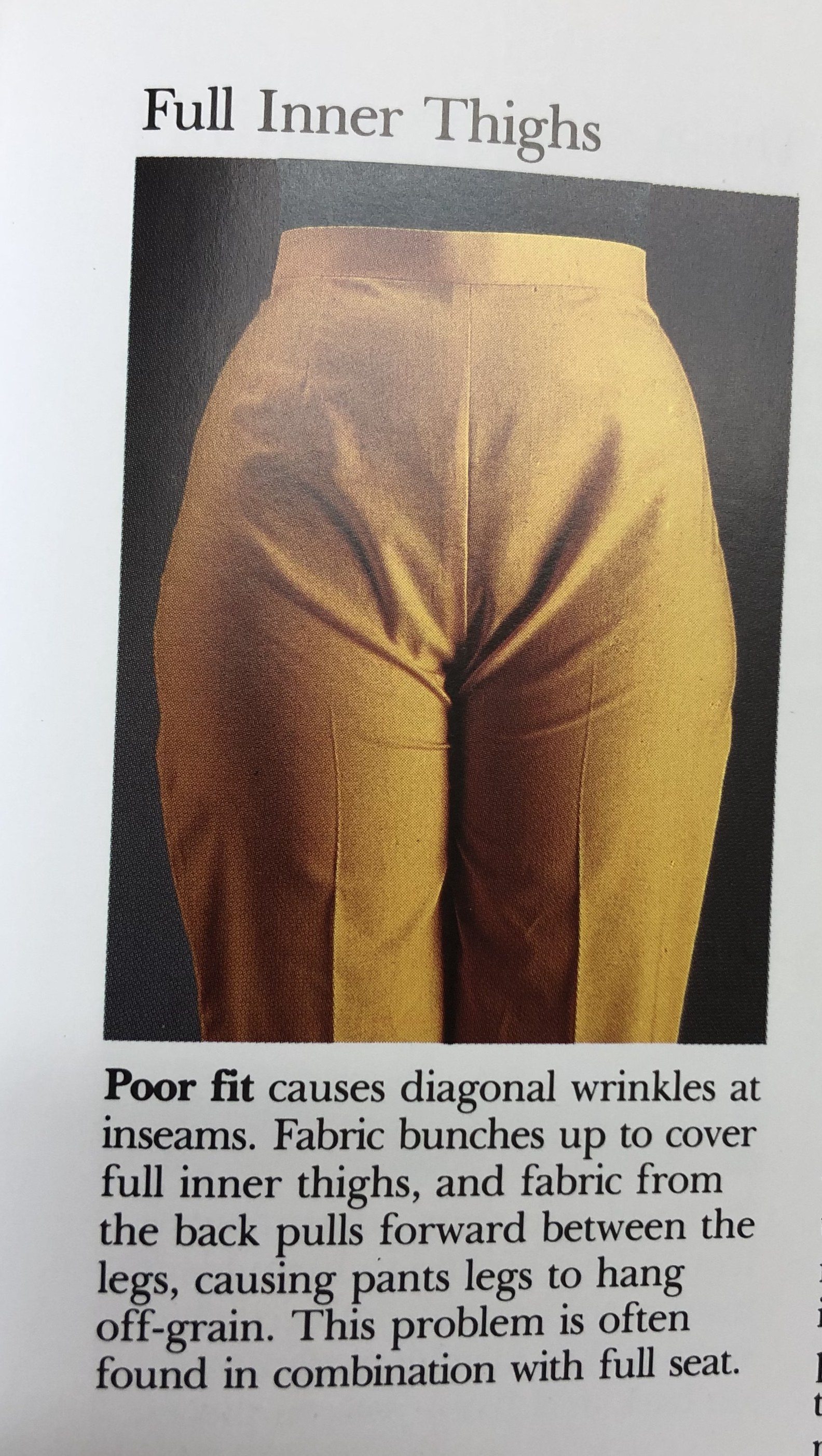trousers full inner thigs