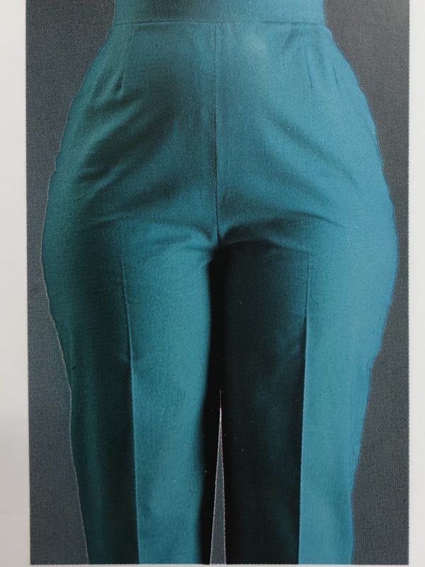 image showing an exert from a book about full outer thighs, with an image of tight trousers